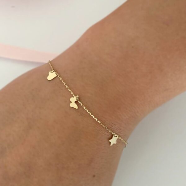 Customizable gold bracelet - Image 3