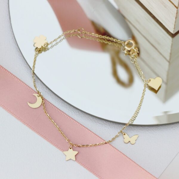 Customizable gold bracelet - Image 5